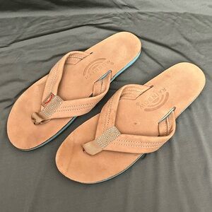 Rainbow Leather Sandals